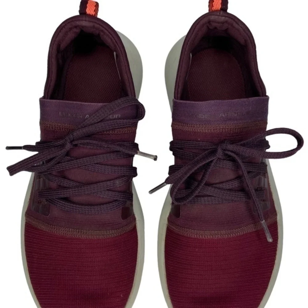 Under Armour Ua Vibe Shoes Burgundy Slip On‎ Athletic Sneakers Shoes
